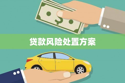 秀英贷款风险处置方案