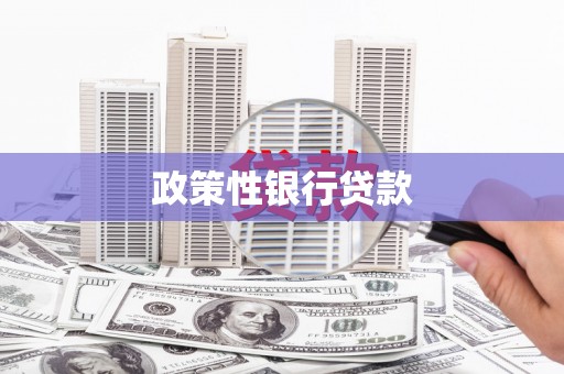 秀英政策性银行贷款