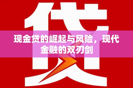秀英现金贷的崛起与风险，现代金融的双刃剑