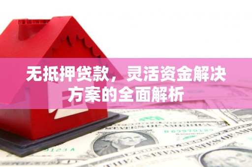 秀英无抵押贷款，灵活资金解决方案的全面解析