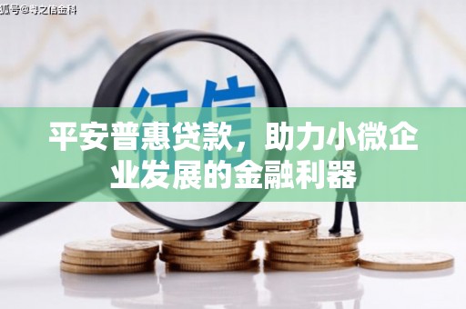 秀英平安普惠贷款，助力小微企业发展的金融利器