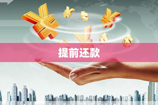 秀英提前还款
