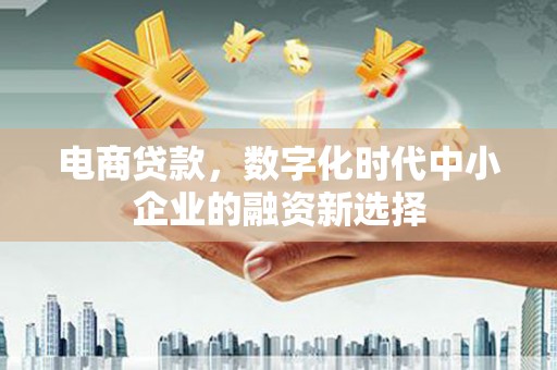 秀英电商贷款，数字化时代中小企业的融资新选择