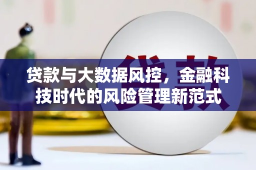秀英贷款与大数据风控，金融科技时代的风险管理新范式