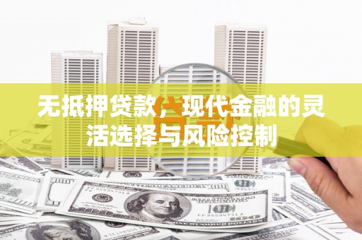 秀英无抵押贷款，现代金融的灵活选择与风险控制