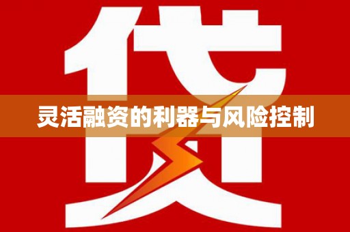 秀英灵活融资的利器与风险控制