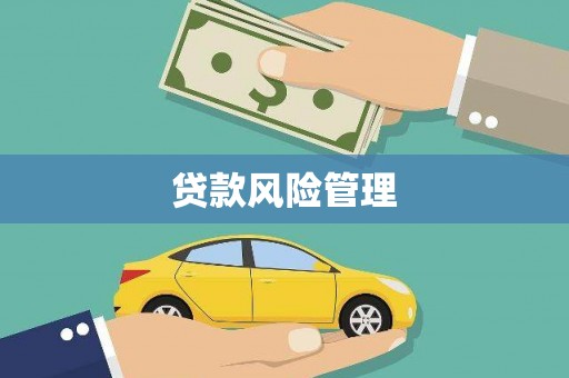 秀英贷款风险管理