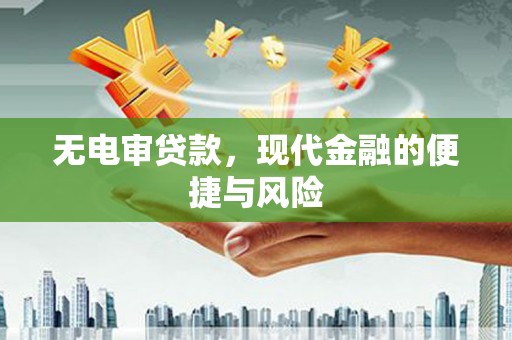 秀英无电审贷款，现代金融的便捷与风险