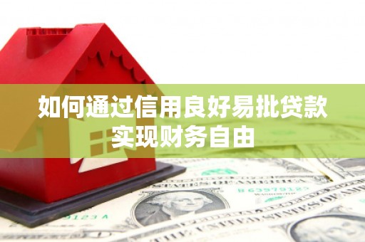 秀英如何通过信用良好易批贷款实现财务自由