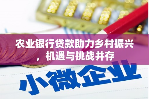 秀英农业银行贷款助力乡村振兴，机遇与挑战并存