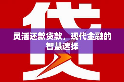 秀英灵活还款贷款，现代金融的智慧选择